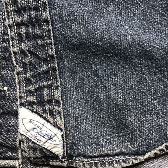 Levi's Men's 1994 Vintage Green Label Hong Kong Denim Shirt  M Western Workwear - Picture 4 of 5